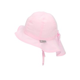 Sterntaler Unisex Baby Sun Hat with Neck Protection (Flapper) - pink, size: 43