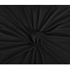 Koshtex Black Modal Spandex 2x1 Rib Knit Fabric by The