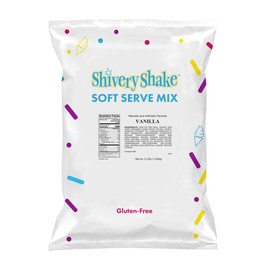 Shivery Shake Soft Serve Ice Cream Mix, 3 x 3.2 lb case, Vanilla