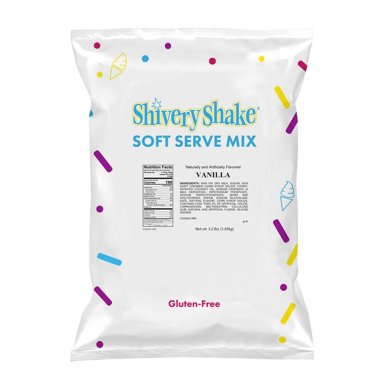Shivery Shake Soft Serve Ice Cream Mix, 3 x 3.2
