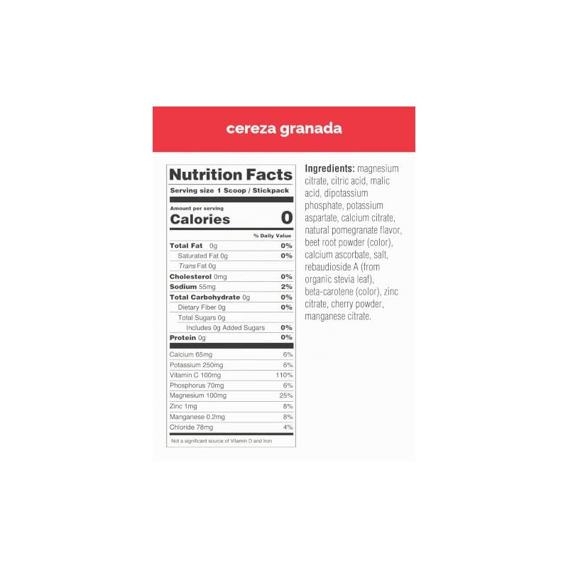 Ultima Replenisher Electrolyte Powder, Cherry Pomegranate, 20 Count