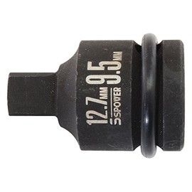 PAOCK IMAD-3/8 SSPOWER Impact Wrench Conversion Adapter 0.5 to 0.5 inches (12.7 to 9.5 mm), Insertion Angle: 0.5 inches (12.7 mm)