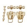 dophee 10Pcs Vitnage Gold Duckbilled Toggle Hasp Latch Clasp Lock