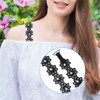 obmwang 3 Pairs Women's Bra Straps Lace Flower Elastic Adjustable