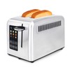 Kalorik Touchscreen Toaster 2-Slice with Extra-Wide Slots, Rapid Toasting Technology