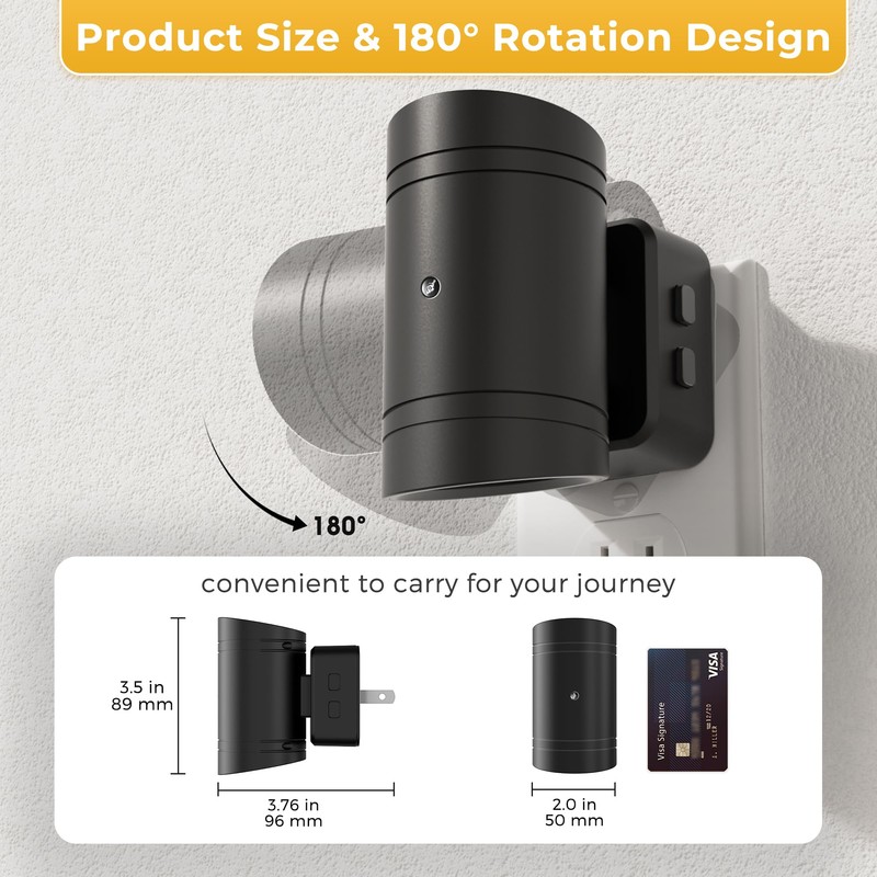 L LOHAS LED Night Light, Dimmable Night Lights Plug into