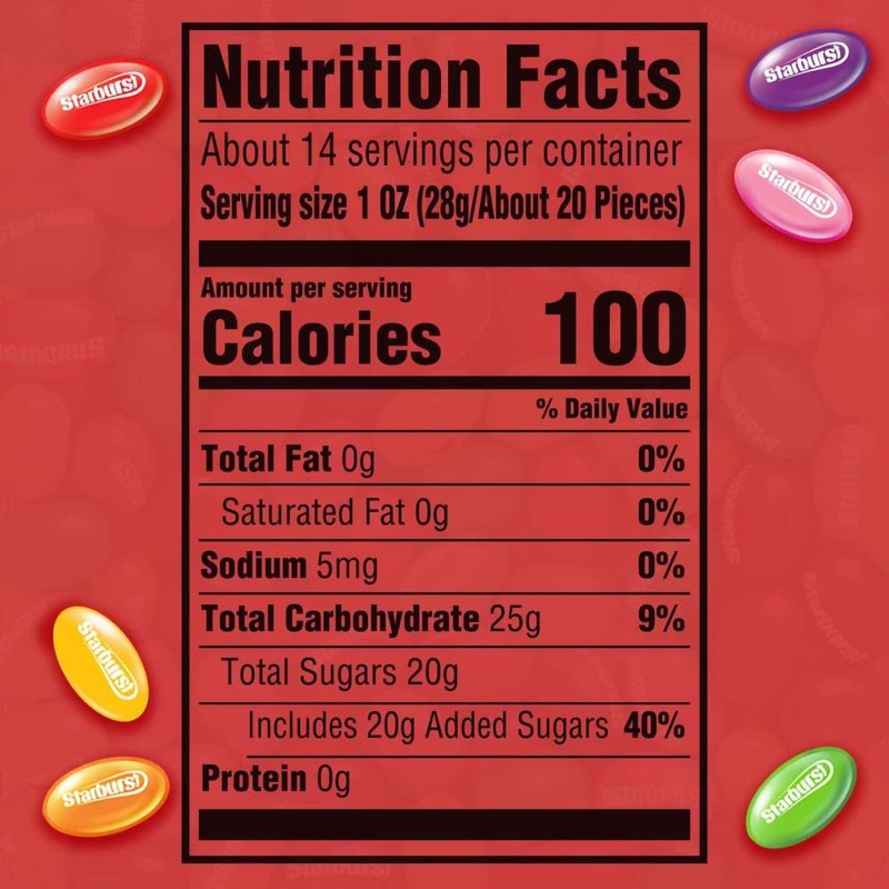 Starburst Jellybean Originals, 14 Ounce (Pack of 12)