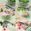 Herb Scissors, Stainless Steel Kitchen Scissors, 5 Blades, Herb Scissors
