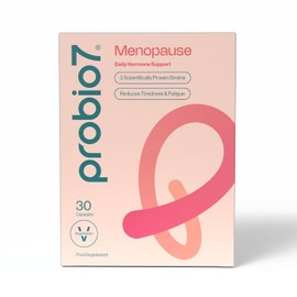 Probio7 Menopause - Daily Hormone Support | Menopause Supplements, with 3 Live Strains & 1 Billion CFU | Added Folic Acid, Vitamin B6 and Vitamin D | Probiotics for Women - 30 Capsules