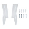 2PCS Skateboard Wall Mount Display Rack Acrylic Skateboard Wall Hanger