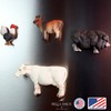 Bella Haus Design Farm Animal Refrigerator Magnet Set | Polyresin