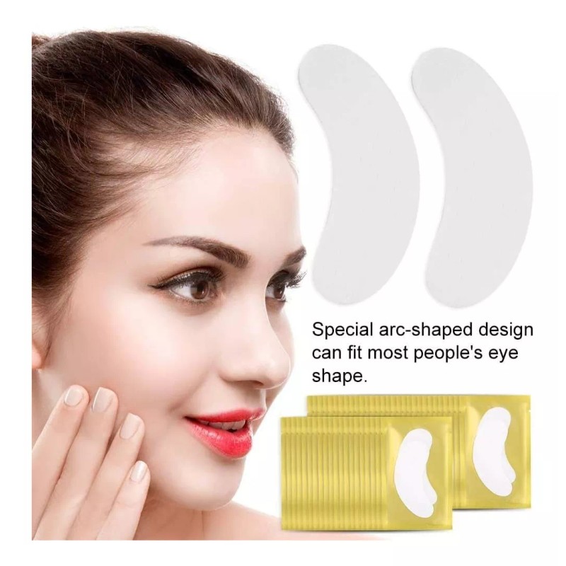 Clicmania 50 Pares Parches Colageno Para Pestañas Mink Postizas 1x1