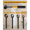 Hinge Gap Adjustment Wrench Set, Heavy Door Hinge Adjustment Tool