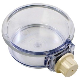 First Prize Pets SmartCrock Round in-&-Out Crock, Medium - 5 Inches Diameter, 10 Ounce (1296ml), Clear