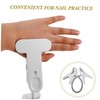 SAFIGLE Nail Art Hand Clips Double-headed Manicure Hand Holder Sturdy