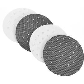 8 Piezas Redecilla Para El Cabello Pan Hair Redes Para El Cabello Para Gancho De Crochet Para El Tocado Para Mujer Redecillas De Ballet Para Moños Brillantina Poliéster