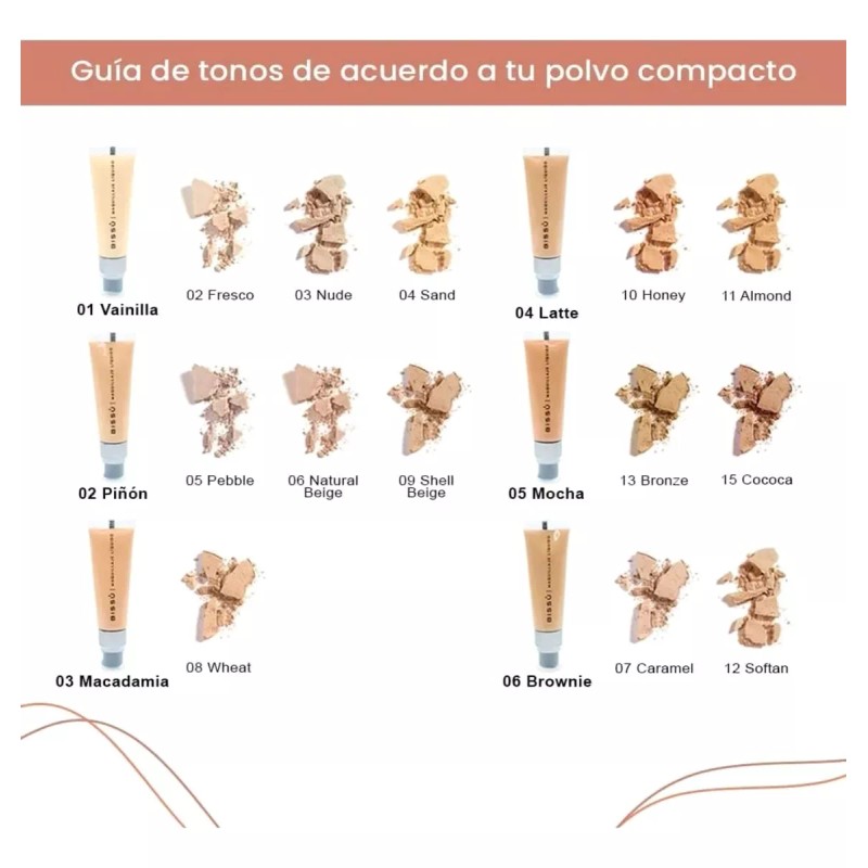 Bissú Maquillaje Líquido De Larga Duración Bissú 28.5ml