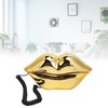 Electroplating Golden Lip Shape Telephone with Telephone Line for Home