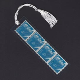 Senator Robert F. Kennedy - Vintage Set of 4 Stamps Bookmark Unique Collectible!