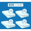 Bottom Fitted Sheets Stretches Up to 25cm Deep Mattress Pocket