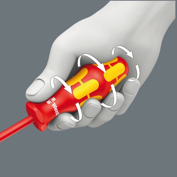 190IVDE 5335 Insulated Nut Screwdriver, 4.9 inches (125 mm), Width