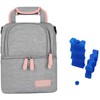 Rufun Insulated Bag for Breast Milk Lunch Cooler Warming Backpack