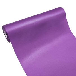 Simplegoal Purple Satin Ribbon 12 Inch 25 Yards Fabric Large Silk Ribbon for Gift Wrapping Cutting Ceremony Kit Grand Opening Chair Sash Table Hair Car Bows Sewing Craft