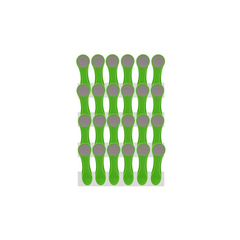 24 Clothes Pegs with Stainless Steel Springs and Soft Grip