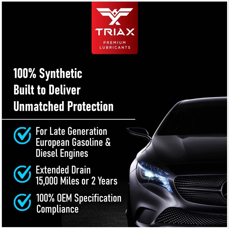 TRIAX Euro LV 0W-30 Full Synthetic PAO Esters Engine Oil