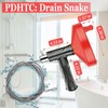 Drain Snake Auger 33 Ft, Plumbing Snake Drain Hair Clog