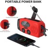 iRonsnow Solar Hand Crank Weather Radio AM/FM NOAA, LED, SOS,