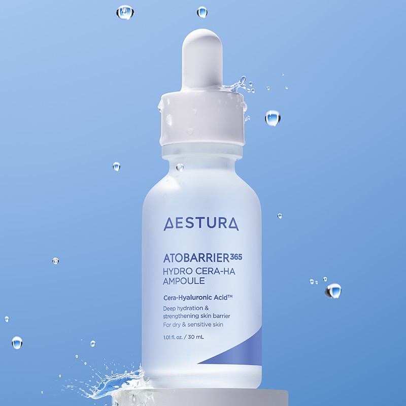 Astra [에스트라][듀오] 아토베리어365 세라-히알 속수분 앰플 30ml + 아토베리어365크림 80ml