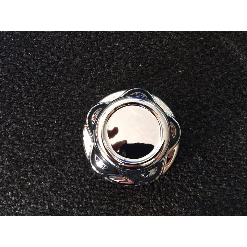 PHOENIX USA (2) Chrome Trailer Wheel Hub Cap Covers SHARP!!