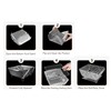 Foldable Portable Charcoal BBQ Grill Stainless Steel Folding Barbecue Grill
