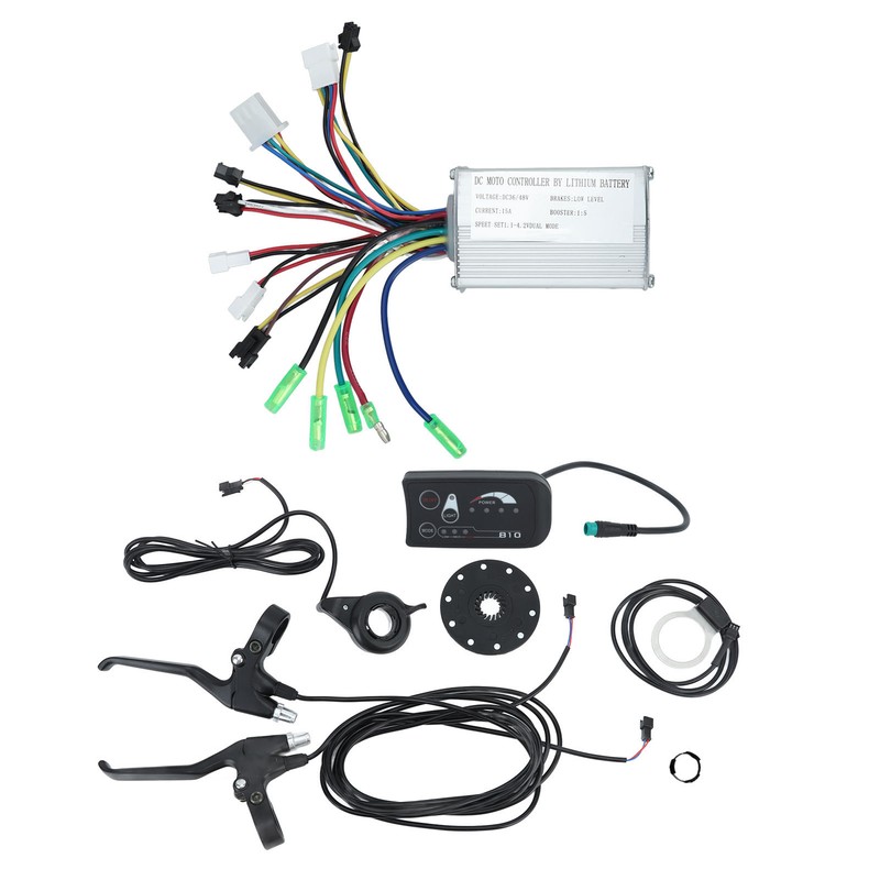Electric Bike Controller Kit with Brake Handle Thumb Throttle 250W