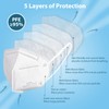 Borje KN95 Face Masks 50 Pcs, 5-Ply Protection Multicolor KN95