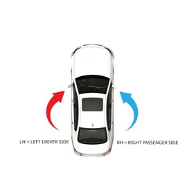 VAM Fits 03-09 Hummer H2 Right Passenger Heated Mirror Glass Lens w/Adhesive USA w/o Backing Plate