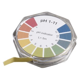 Camlab 1171258 Universal Indicator Paper, pH 1-11, 7 mm x 5 m
