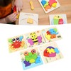 5pcs Baby Jigsaw Puzzles Animal Shaped Colorful Printing Educational Hands