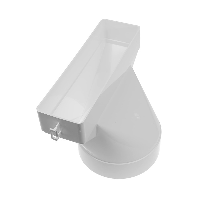 Vent Systems 204 x 60mm Rectangular Flat to Ø125mm Round