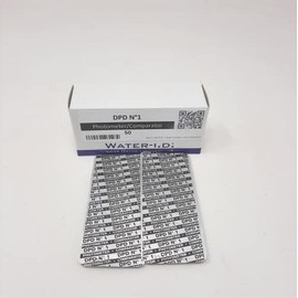 WATER-I.D. - DPD No.1 Tablets | Accurate Chlorine Measurement | Compatible with PoolLab 1.0 & 2.0 Photometers | Swimming Pools & Spas | Pack of 50