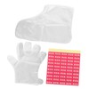 Mikinona Hand Foot Mask Covers Disposable Moisture Gloves Portable Exfoliating