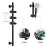 AULEEND Shower Slide Bar Handheld Shower Head with Hose, 5-Function