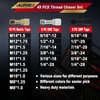 AUPREX 49Pcs Thread Chaser Set, UNC, UNF & Metric Thread