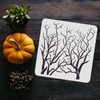 FINGERINSPIRE Tree Stencil with Branches 11.8x11.8inch Reusable Tree Drawing Stencil