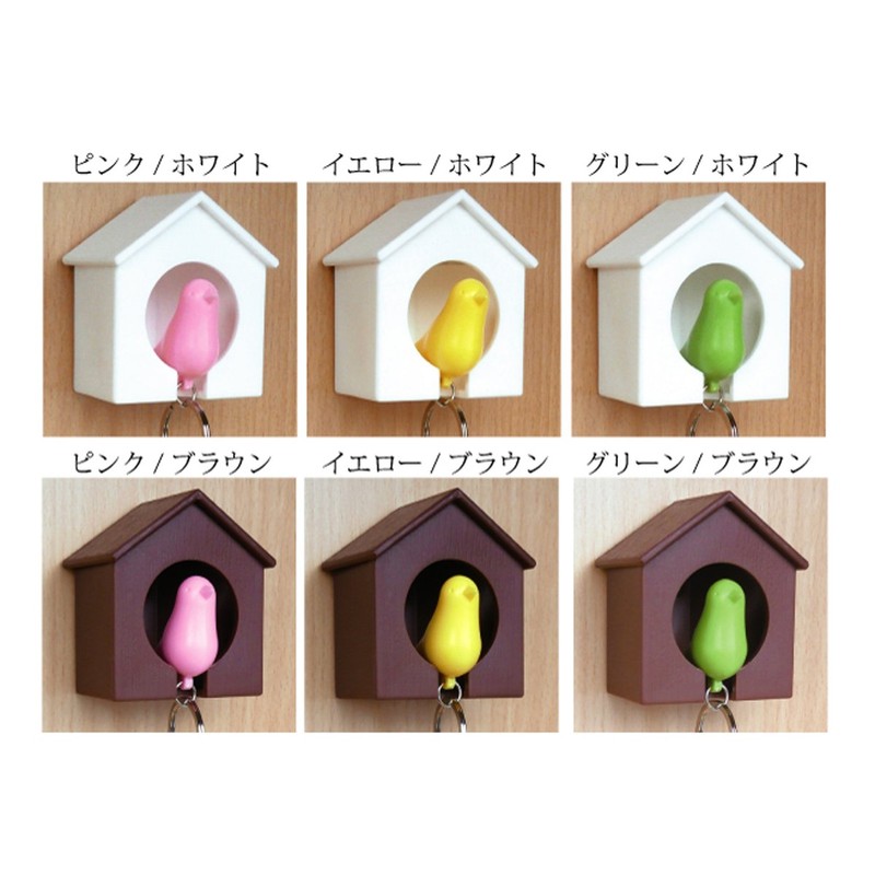 Spain Commerce Sparrow Key Ring (suparouki-ringu) Yellow/White _ M