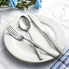 48-Piece Silverware Set,Stainless Steel Flatware Set with Steak Knives for
