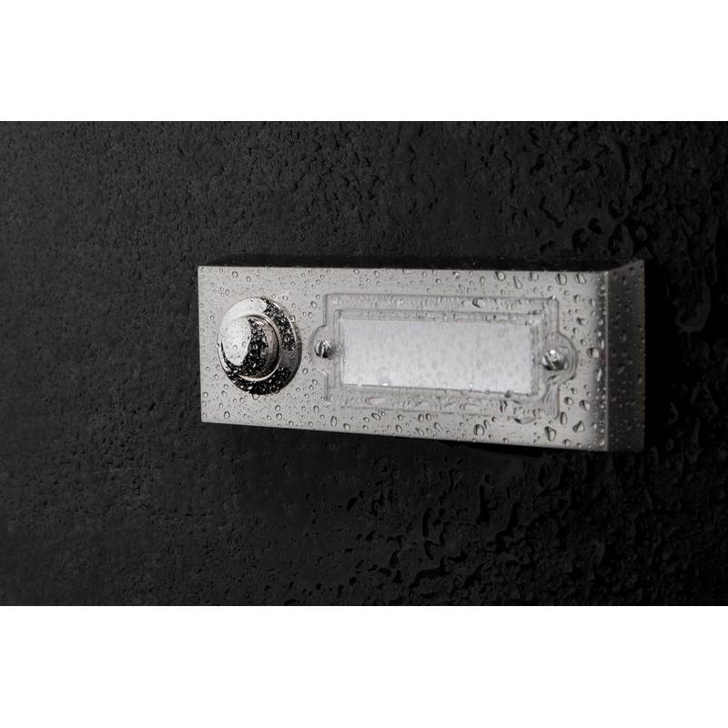 HUBER Surface-Mounted Bell Push Button 1 Compartment Made of Metal