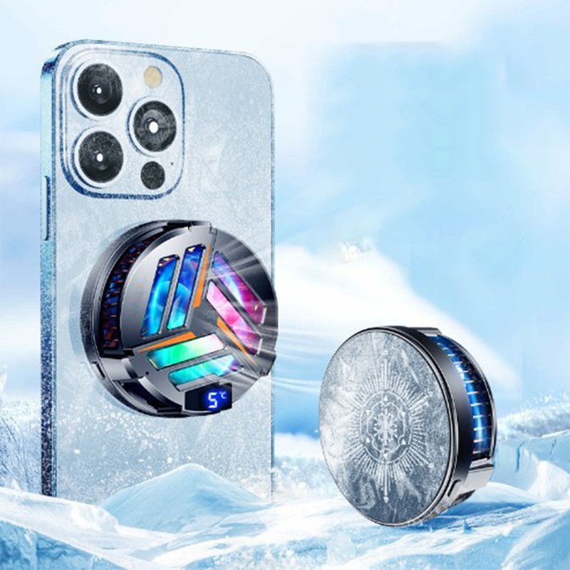Cell Phone Cooler Magnetic Absorption Semiconductor Cooling Fan Mobile Phone