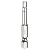 sourcing map H4.0 Hex Head Screwdriver Bit 4.0mm Metric Flat